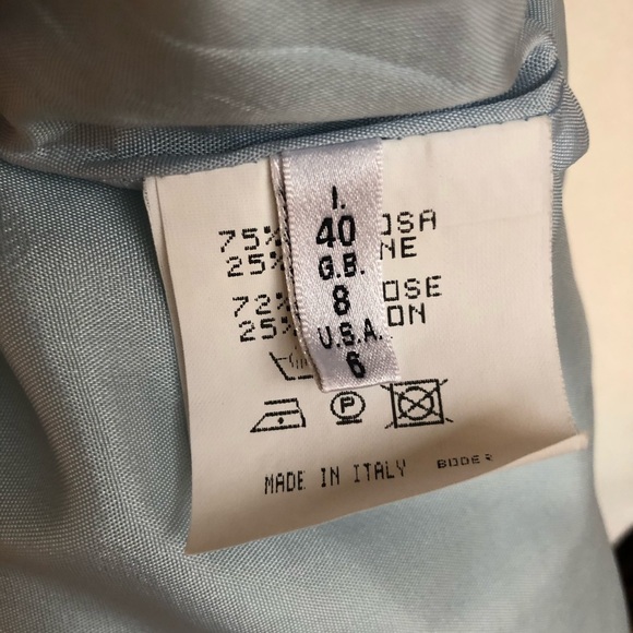 Pale Blue Dress Suit - Purchased in Italy 🇮🇹 - Picture 7 of 9